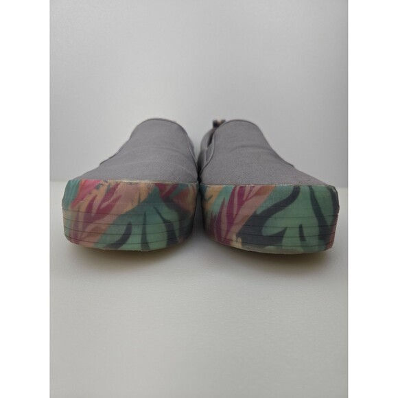 Sperry Crest Twin-Gore Slip-On Platform Sneakers Shoes Grey Tropical Women's 11 - Picture 4 of 12